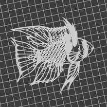 aquarium fish - ramirezi 3d print model - Mito3D