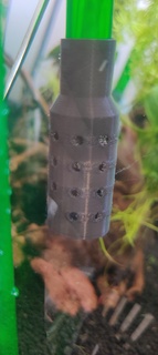 aquário peixe tanque filtro água mudança difusor 3d print model - Mito3D