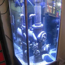 aquarium pipework ornament example build home pets steampunk space marine rusty pipes pipe fishtank fish tank 3d print model - Mito3D