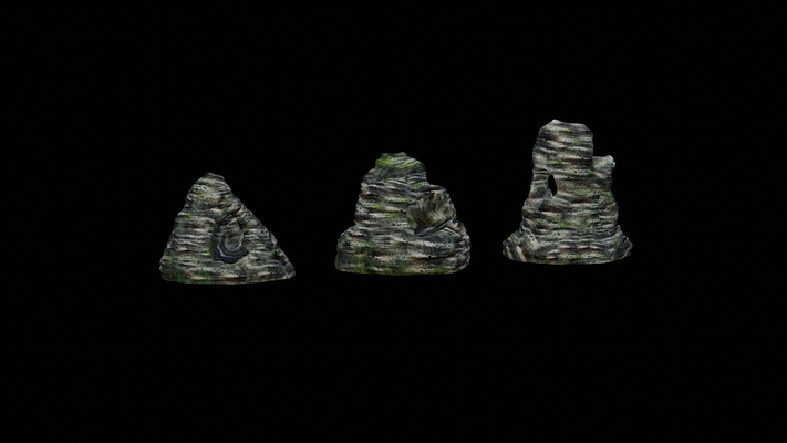 akvaryum teraryum dekorasyon 3x dağlar ayarlamak sanat odun gövde hayvan balık haşarat örümcek sürüngen faliyet alani sahne taş heykel yılan fare ağaç dağ harita varil 3d print model - Mito3D