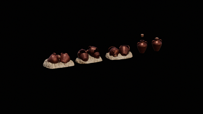 akvaryum teraryum dekorasyon amfora gemi şarap vazo sanat odun gövde hayvan balık haşarat örümcek sürüngen faliyet alani sahne taş heykel yılan fare ağaç dağ harita 3d print model - Mito3D