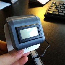 akvaryum termometre tutucu gadget balık tankthermometer monte edin 3d print model - Mito3D