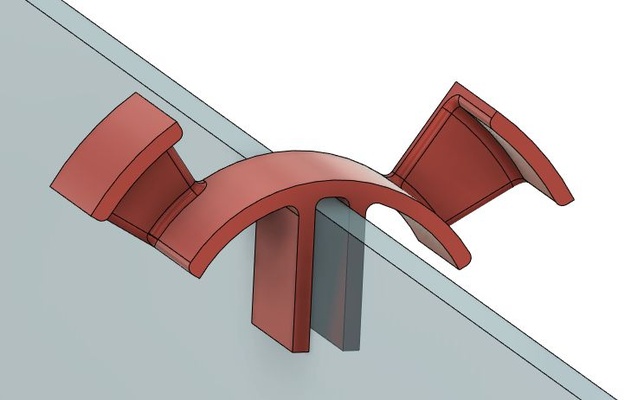 acuario agua tubo guía rail 24 mm diámetro herramientas 3d print model - Mito3D