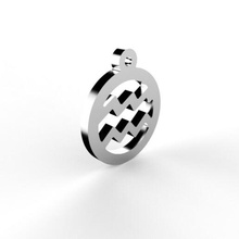 aquarius charm aquarium zodiac charms jewellery art accessories pendants 3d print model - Mito3D