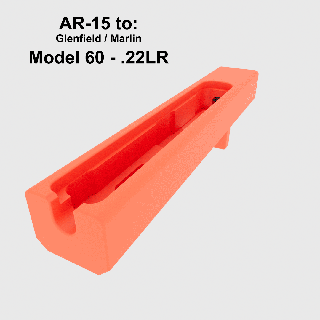 ar-15 glenfield model 60 22lr stock ar gun grip marlin 22 lr mod 3d print model - Mito3D