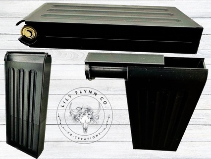 ar-15 magazine battery box gun functional practical realistic 3d print model - Mito3D