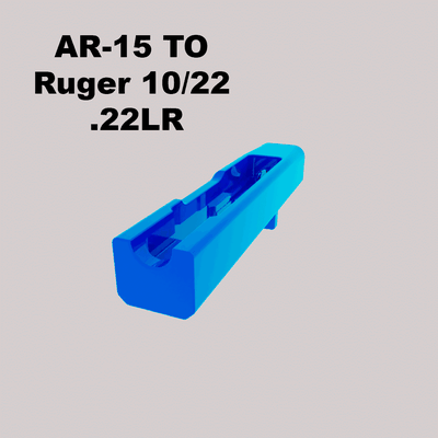 ar-15 to ruger 10 22 stock ar gun grip 10-22 model 22lr lr mod 3d print model - Mito3D