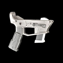 ar 9 mm + pistolet poignée gadget ar9 ar15 destinataire Cadre 9mm 3d print model - Mito3D