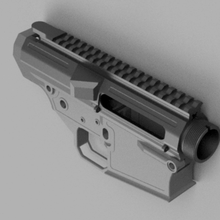 ar10 308 receptor conjunto ferramenta rifle arma fogo 3d print model - Mito3D