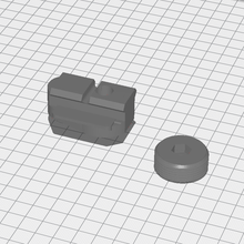 ar15 ar22 airsoft butt plate buffer tube picatinny mount conversion game ar 3d print model - Mito3D