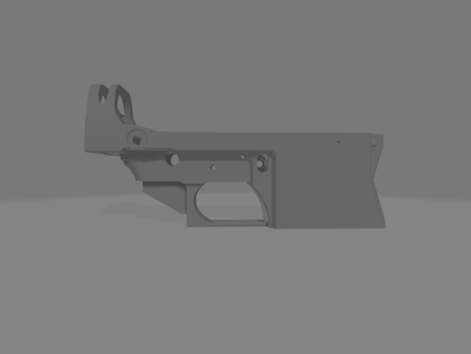 ar15 inferiore spessore pistola formazione glock 3d print model - Mito3D