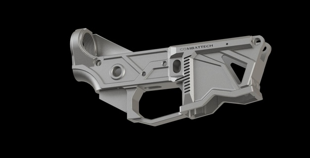 ar15 lower Gadget ar-15 frame rifle receiver ar15frame magazine m4 3d print stl parts 3d print model - Mito3D