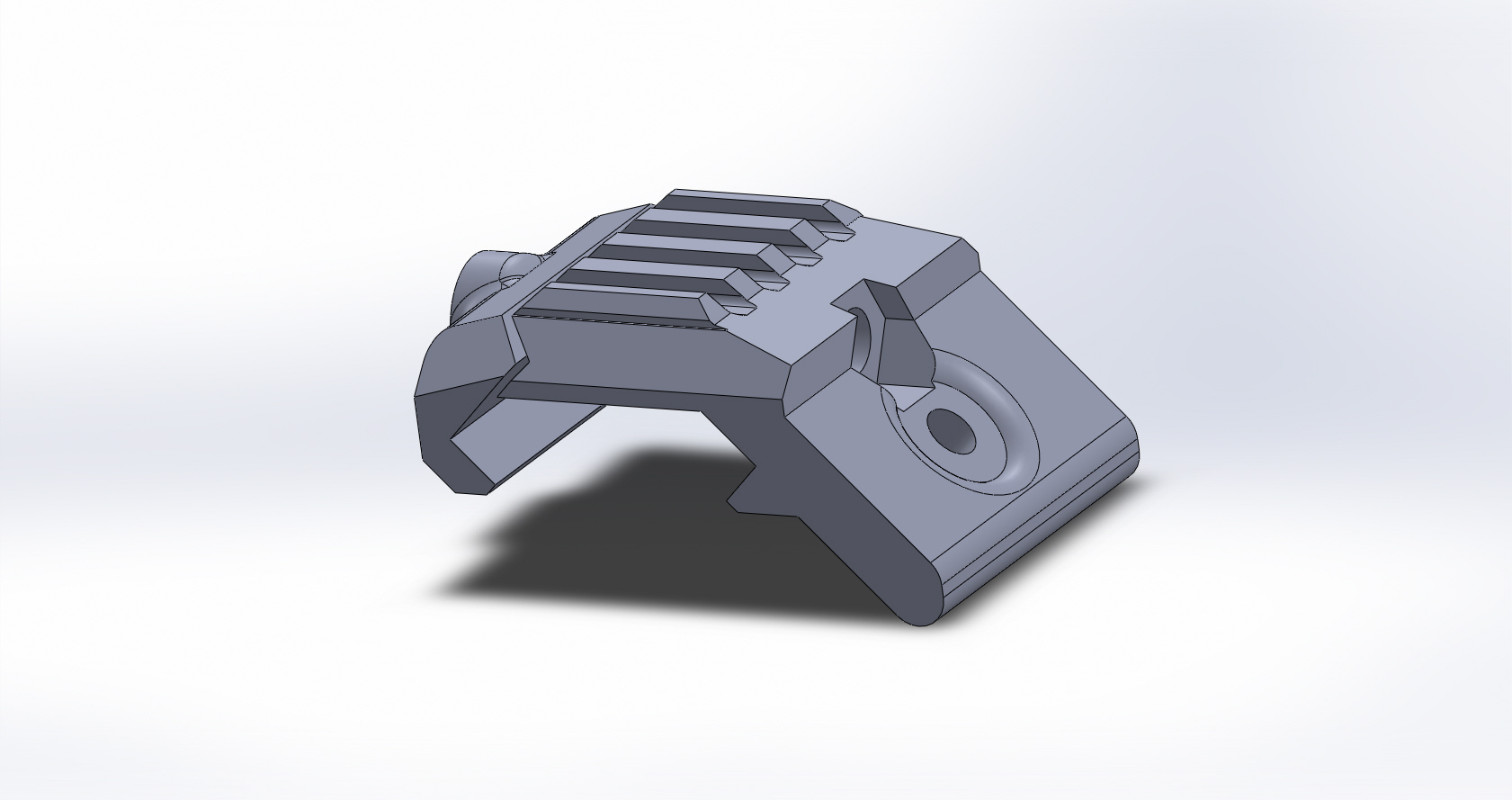 ar15 picatinny rotaia cinghia appendiabiti 3D print model - Mito3D