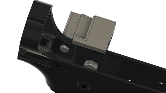 ar15 sear hole jig glock m16 arjig 3d print model - Mito3D