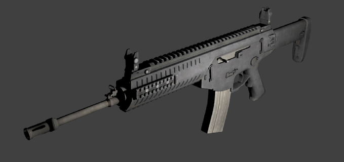ar160 vari pistole 3d print model - Mito3D
