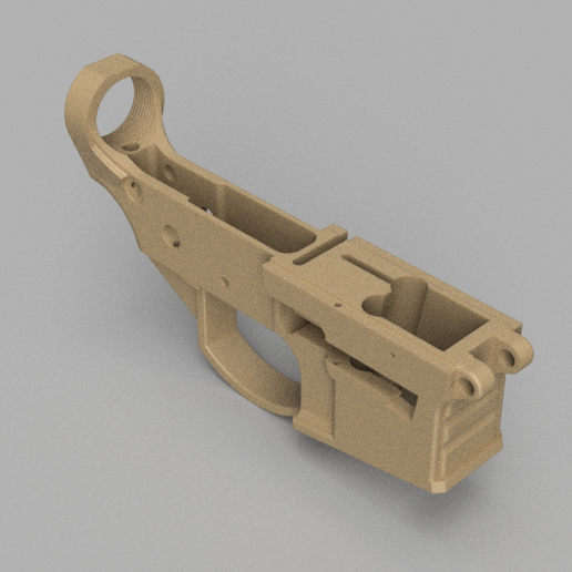 ar9 receiver glock magazine tool weapon rifle glock17 glock19 3D print model - Mito3D