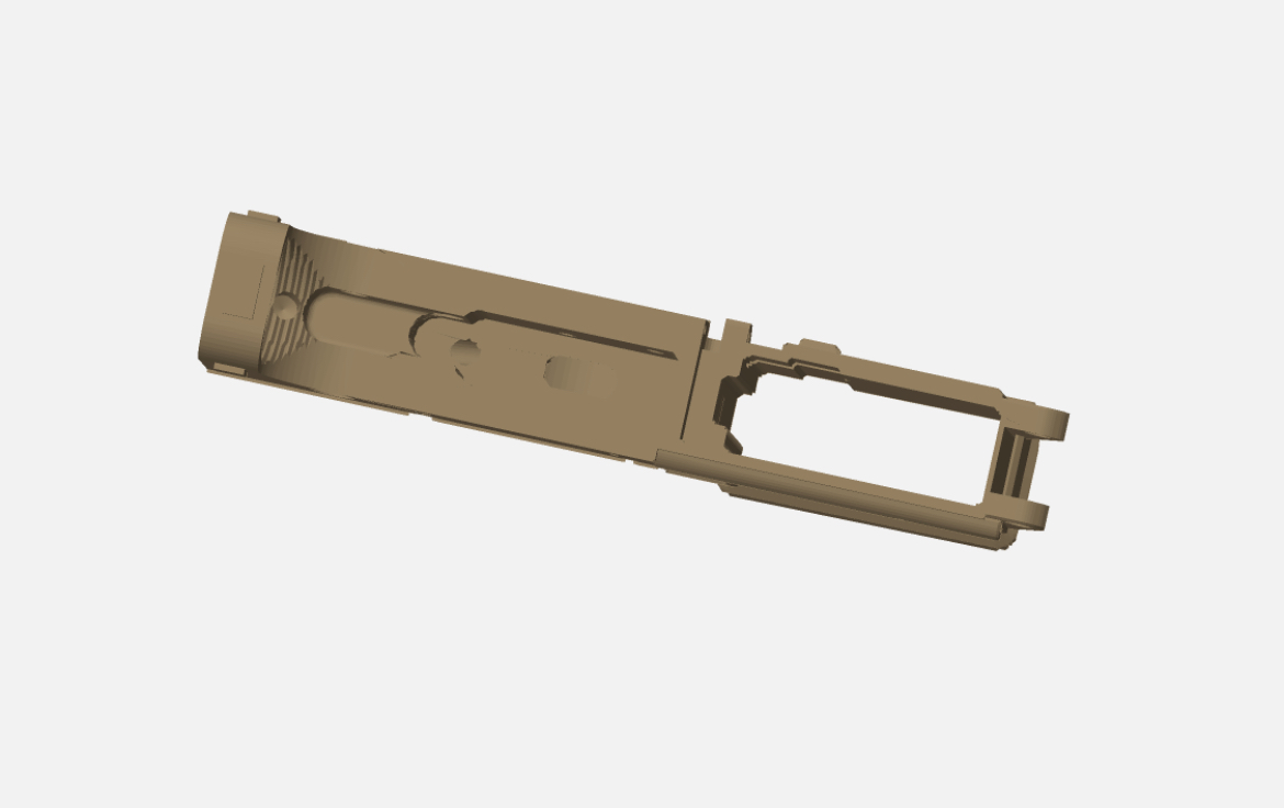 ar 15 reforçado ar15 quadro Armação 3D print model - Mito3D