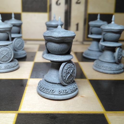 arabe échecs pion péon Jeux planche Jeu 3D print model - Mito3D