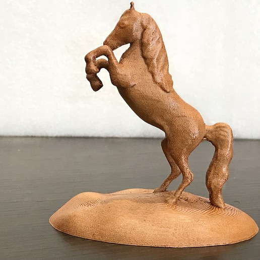cavallo arabo di supporto da scrivania casa arredamento legno filamento 3D print model - Mito3D