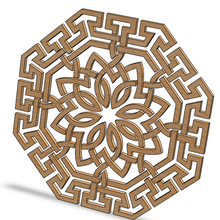 Arabisch Muster Kreis Architektur Türkisch oriental 3d print model - Mito3D