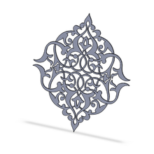 árabe patrón de círculo la arquitectura el turco oriental 3d print model - Mito3D
