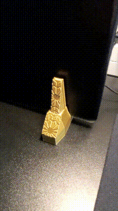 arábica patrón vertical ordenador portátil estante soporte gta iv v árabe oro grandioso robo auto 4 3d print model - Mito3D