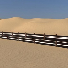 arabe traditionnel clôture architecture rétro bâtiment golfe saoudien émirats Qatar Saoudite culture désert sable bahreïn Koweit maison extérieur Sahara 3d print model - Mito3D