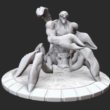 arachnoid large sam 3 3d model stl file print game hd figure miniature statue enemy monster 3d print model - Mito3D