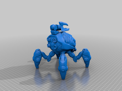 Arachnotron dicker Beine Untergang ewig Spielzeug Sammlerstück 3d print model - Mito3D