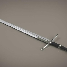 Aragorn sürtünme kılıç lotr Kral yüzükler epe silah Hobbit Kostüm oyunu 3d print model - Mito3D