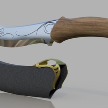 aragorn poignard seigneur des anneaux divers cosplay de la lame prop lotr 3d print model - Mito3D