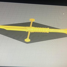 aragorn épée d'isildur narsil divers de la décoration 3d print model - Mito3D