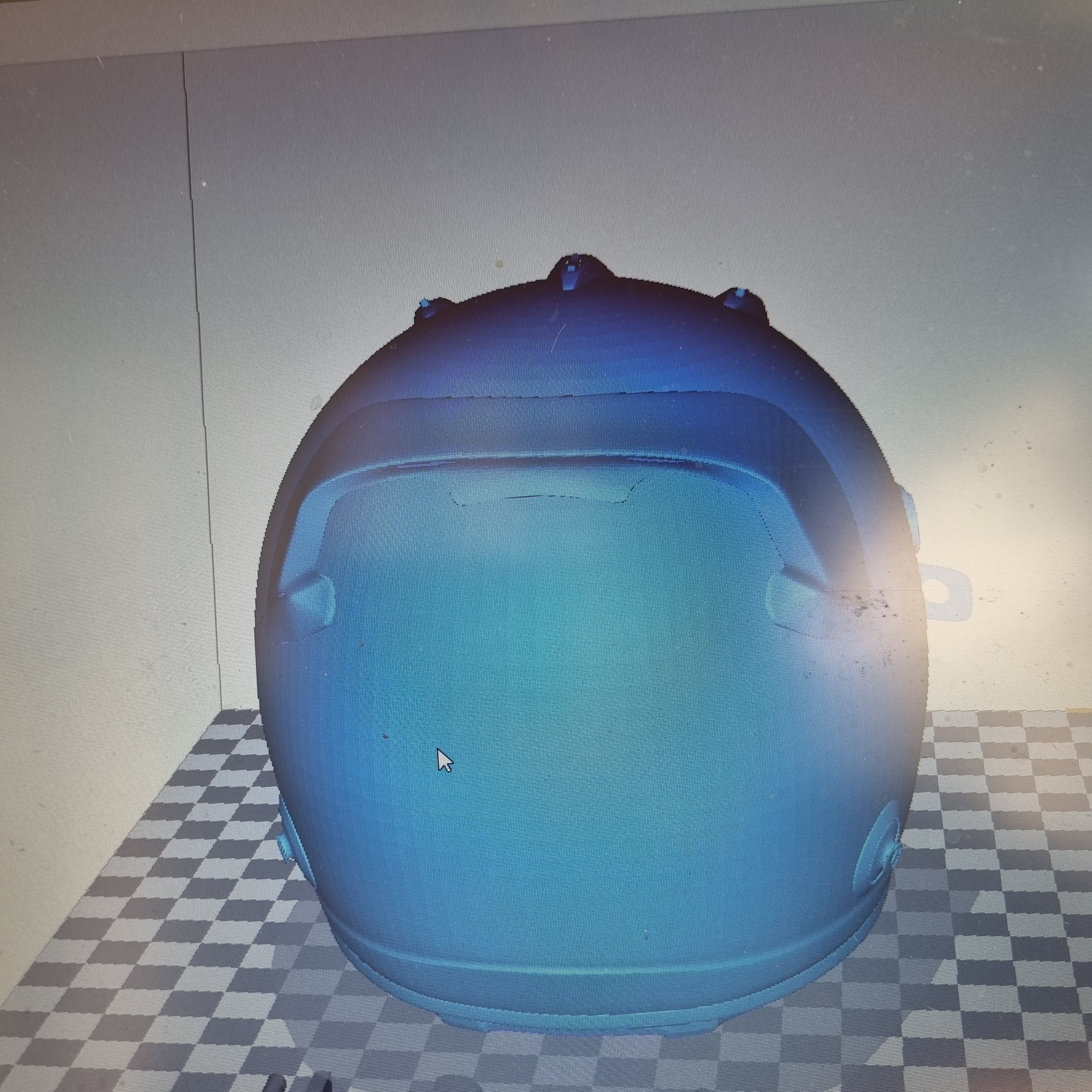 arai gp6 capacete Spoiler ailerons capacetes Sino estilo rs7 gp7 frente automotivo 3D print model - Mito3D