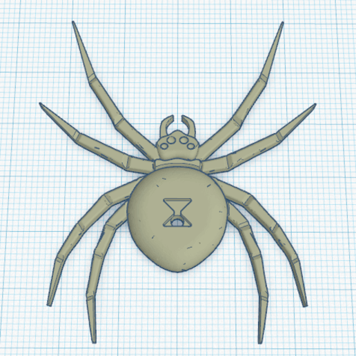 araigned art la araña animal de decoración pared 3D print model - Mito3D