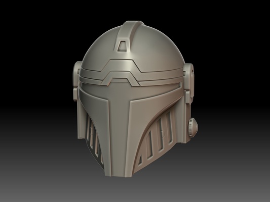 aran 3d impressão capacete stl arquivos agrupar modelo arte estrela guerras mandaloriano recompensa caçador personagem galáctico tradição sci fi animado cânone 3d print model - Mito3D