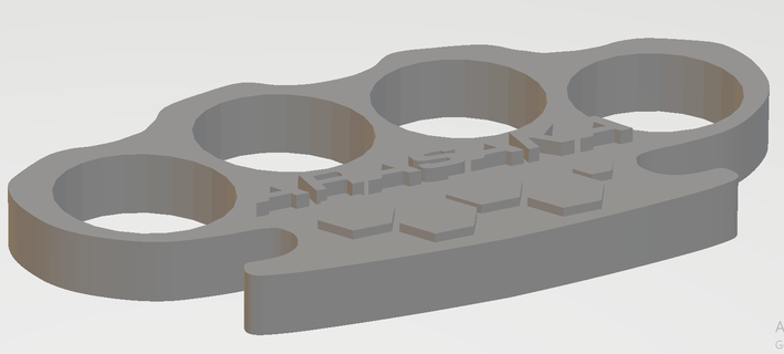 arasaka knuckle dusters Gadget brass knuckles cyberpunk 3d print model - Mito3D