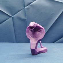 Arbok poli pokemon düşük low poly çokgen elmas yönlü kübizm kübistik kubistický kül Pikaçu nintendo oyun çocuğu gen i ilk nesil şekil 3d print model - Mito3D