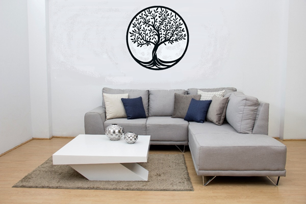 arbol la vida árvore of decoraci n hogar espacios adornos mural aparado muro sala 3d print model - Mito3D