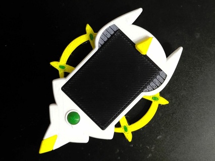 arc téléphone forme circulation carte 3d print model - Mito3D