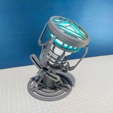 arc reactor art anim film toys ironman figure lamp 3d print model - Mito3D