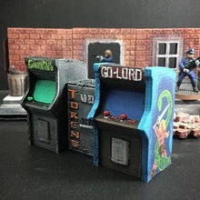 arcade cabinets 28mmheroic scale game 3d print model - Mito3D