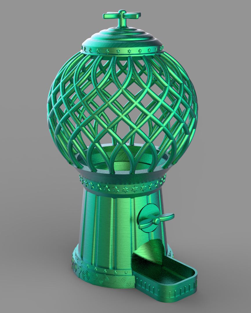 arcade dice tower game d&d 3D print model - Mito3D