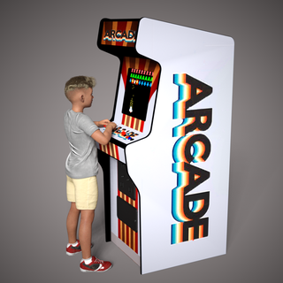 arcade game boy 1 machine retro sega nintendo playstation atari neogeo capcom snk play 3d print model - Mito3D