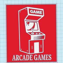 giochi arcade 3d box vari tabella 3d print model - Mito3D