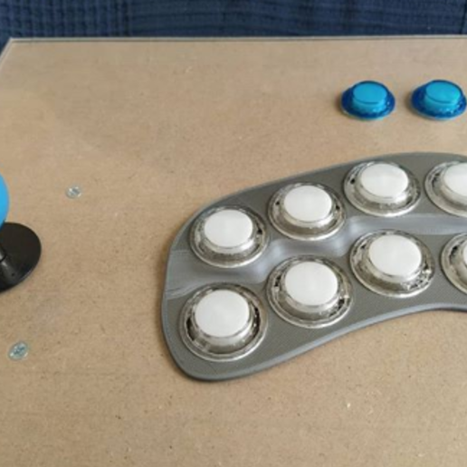 arcade joysticks jogo 3D print model - Mito3D