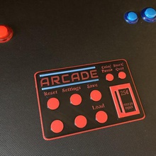 arcade machine directions card art 3d print model - Mito3D