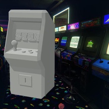 arcade-Rasenmäher retro verschiedene sega Maschine arcade 3d print model - Mito3D