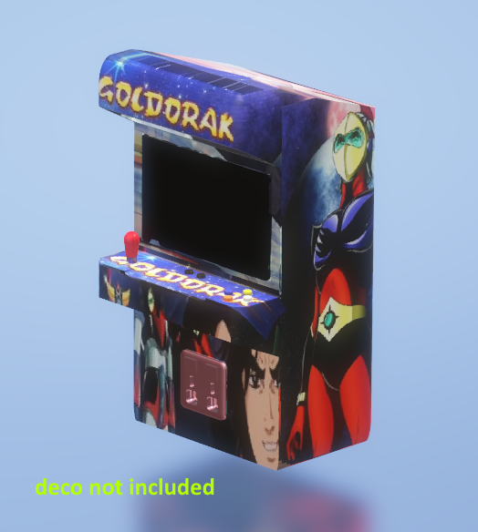 arcada terminal playmobil compatible juego vídeo Clásico 3D print model - Mito3D