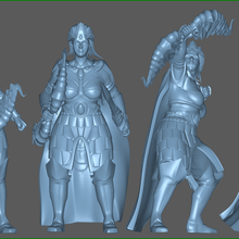 arcano arcieri femmina elfi 3d print model - Mito3D