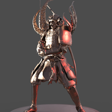 arch horned demon armour 3d print model - Mito3D